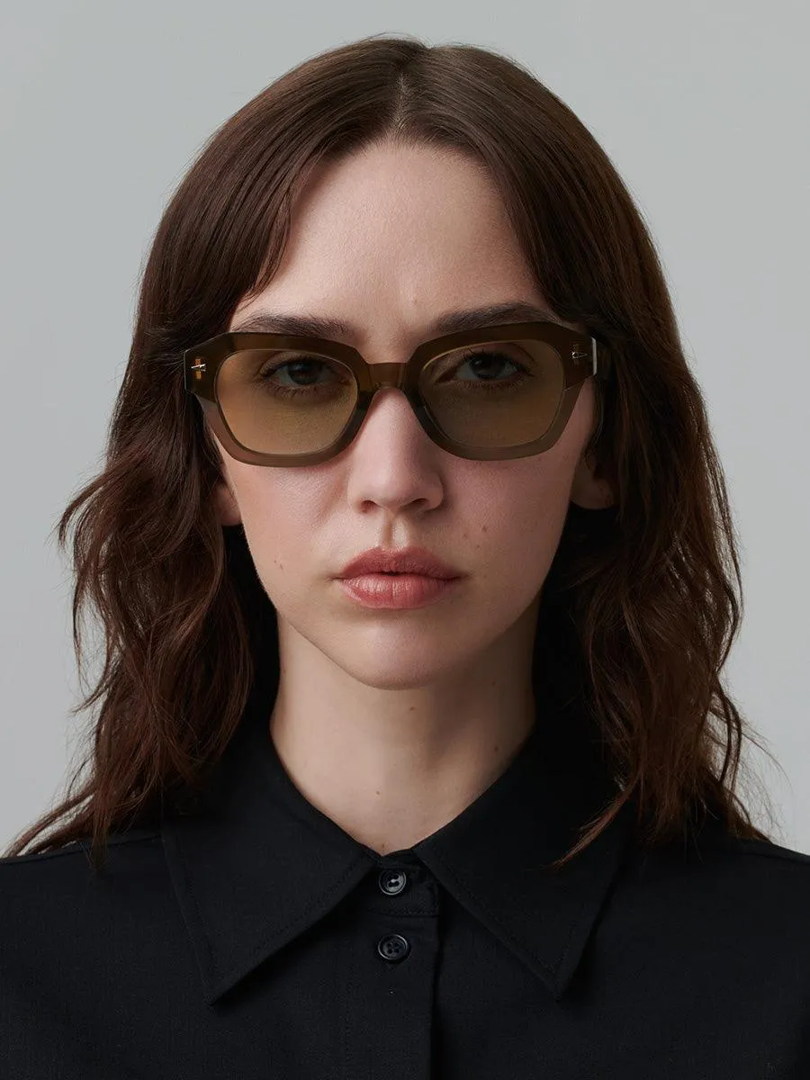 Les Halles Milky Green sunglasses