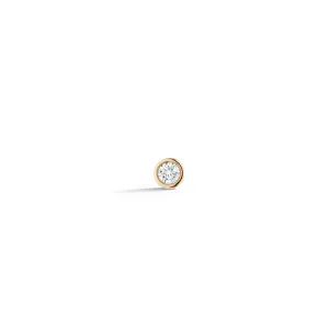Lulu Jack Single Bezel Diamond Stud - single