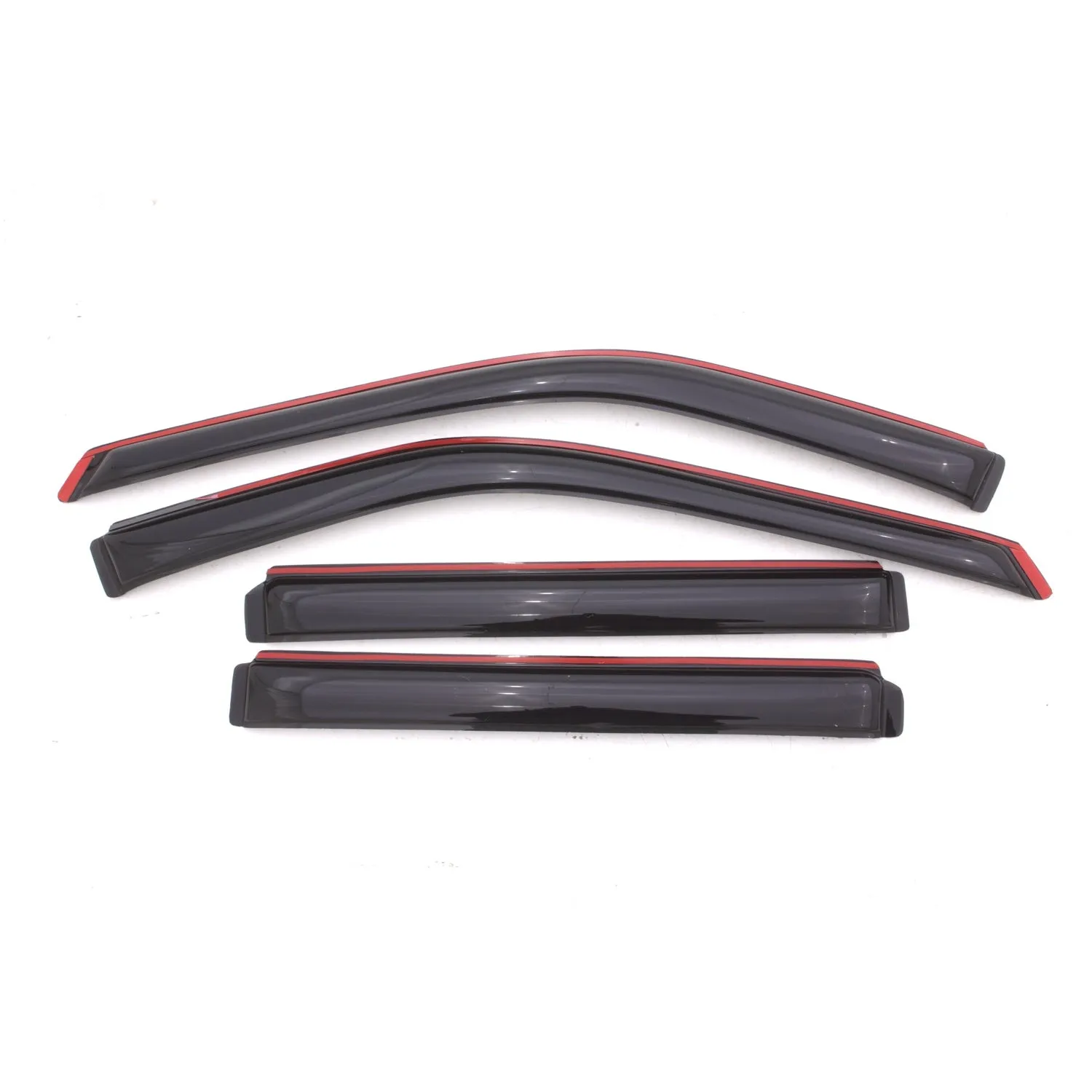 Lund Front / Rear In-Channel Ventvisor - Stick-On - Dark Smoke - Ford Midsize SUV 2011-14