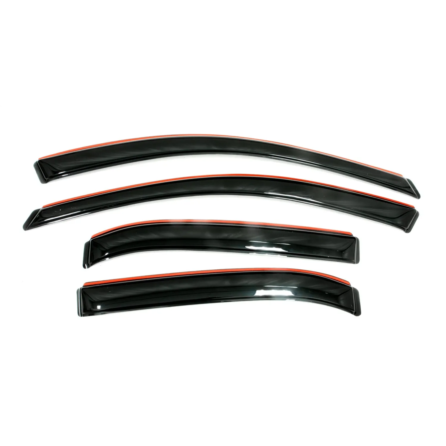 Lund Front / Rear In-Channel Ventvisor - Stick-On - Dark Smoke - GM Fullsize SUV 2015 194966
