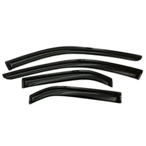 Lund Original Ventvisor Front / Rear Side Window Visor - Stick-On - Dark Smoke - Extended Cab - GM Fullsize Truck 2014-15