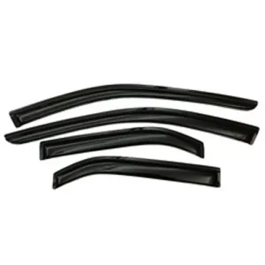 Lund Original Ventvisor Front / Rear Side Window Visor - Stick-On - Dark Smoke - Extended Cab - GM Fullsize Truck 2014-15