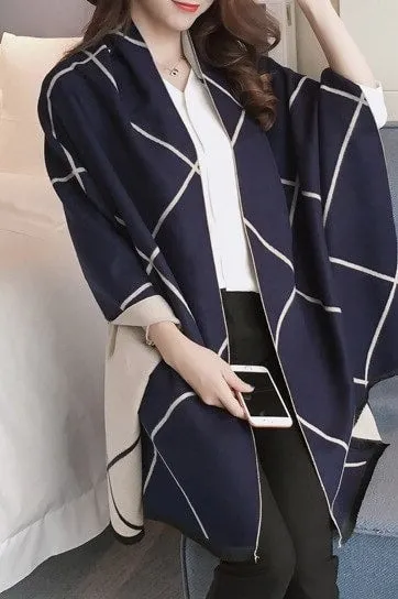 Luxe Pashmina Plaid Travel Scarf