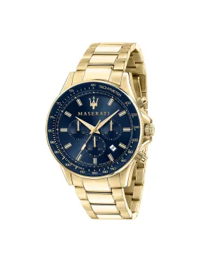 Maserati Sfida 44mm Gold Chronograph Watch.- R8873640008