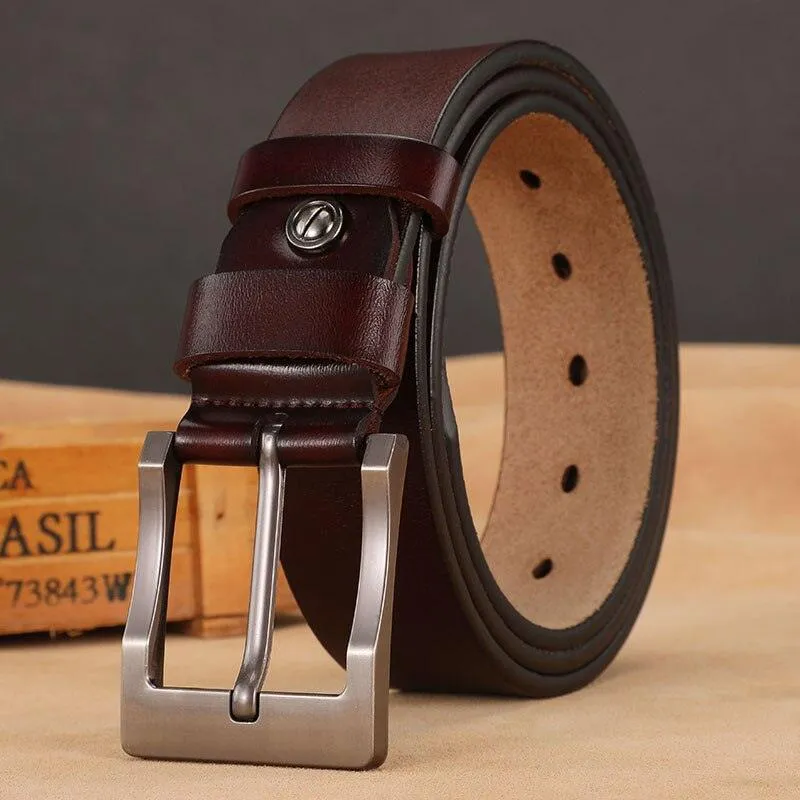 Men Belt Male High Quality Belt Genuine Leather Strap Luxury