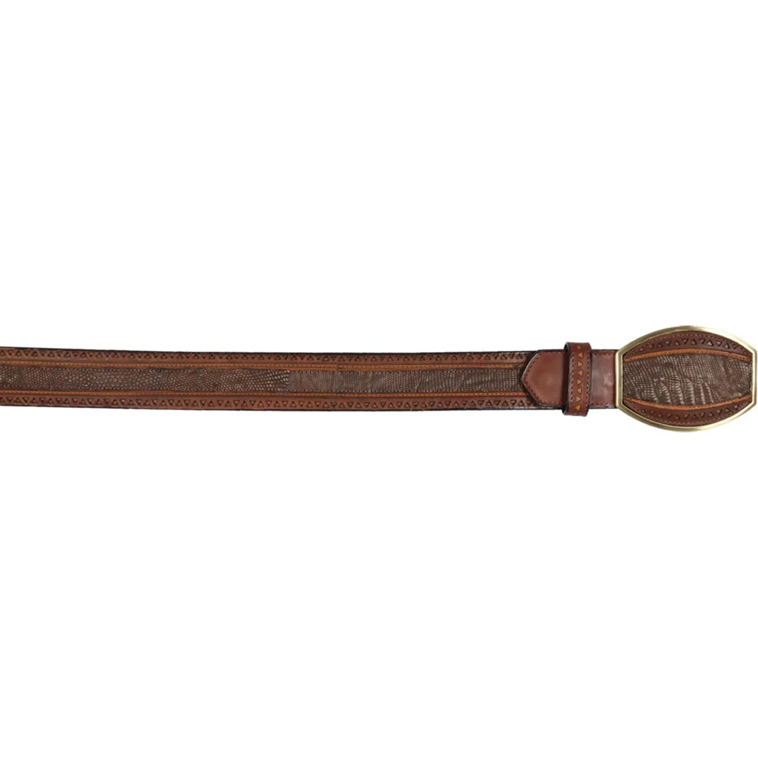 Men's Los altos Lizard Laser Design Casual Belt C24U0735