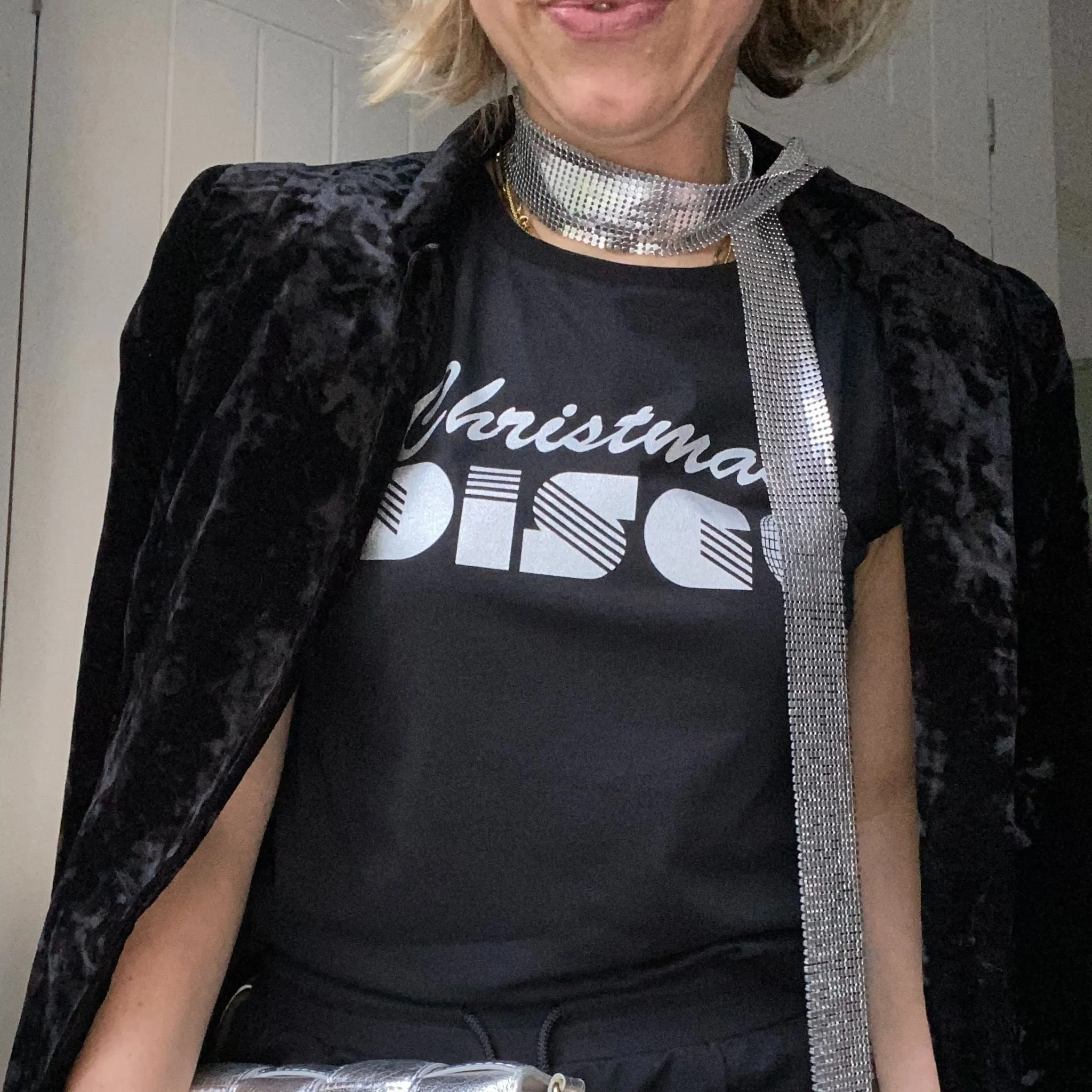 Metallic Skinny Scarves