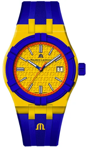 ML Watch Aikon Quartz TIDE FIBA Yellow Blue Special Edition