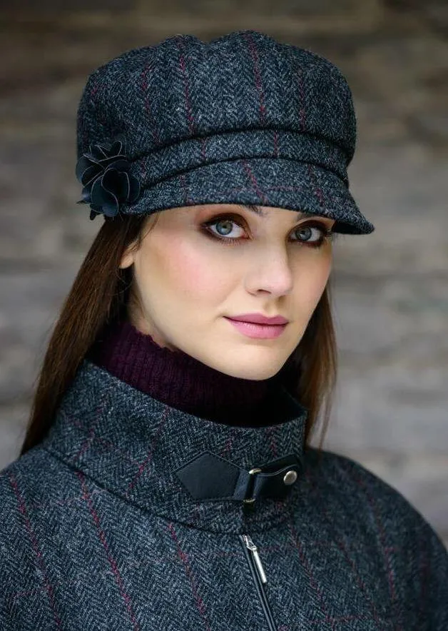 Mucros Newsboy Hat | Charcoal