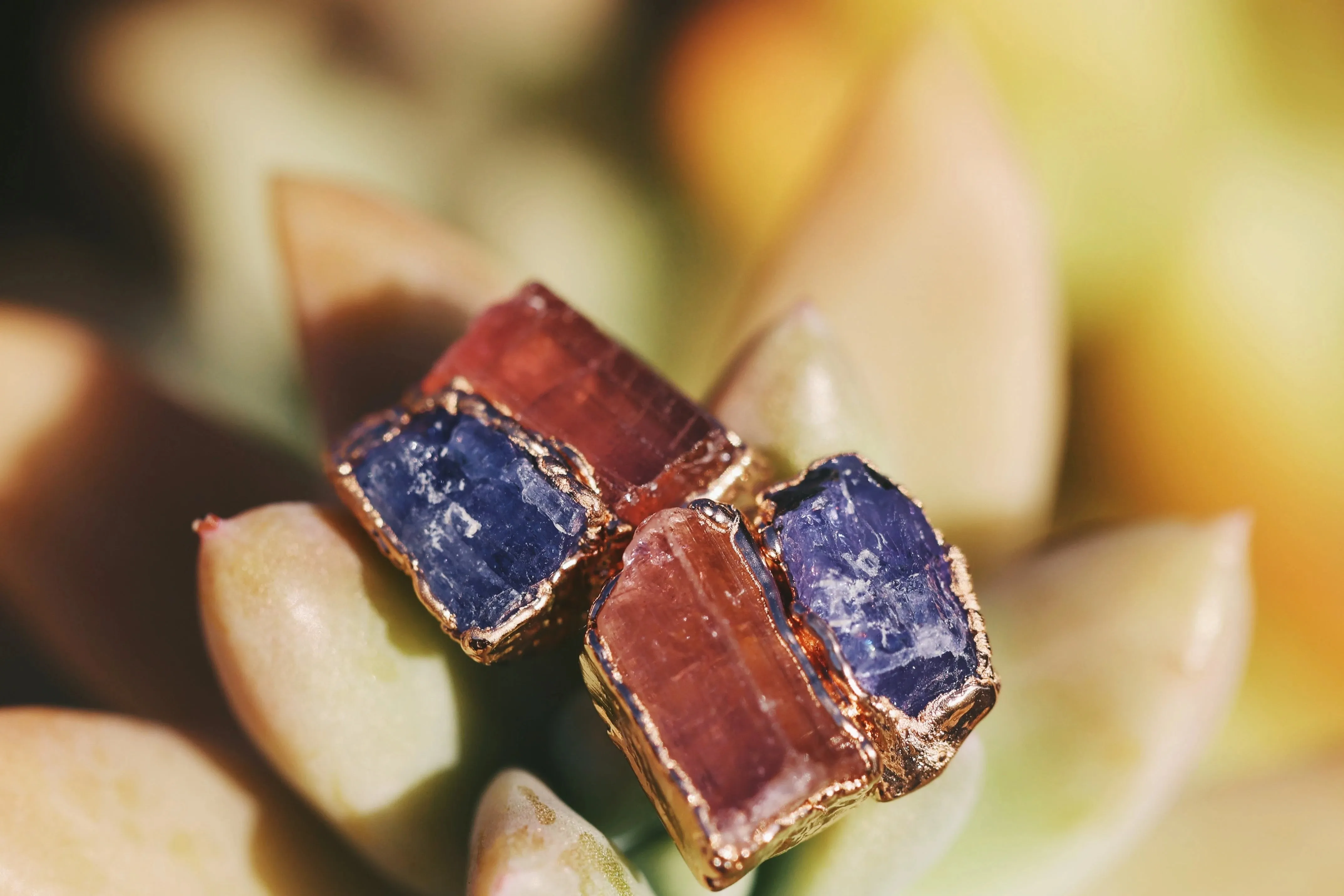 Multi Stone Earrings · Customizable