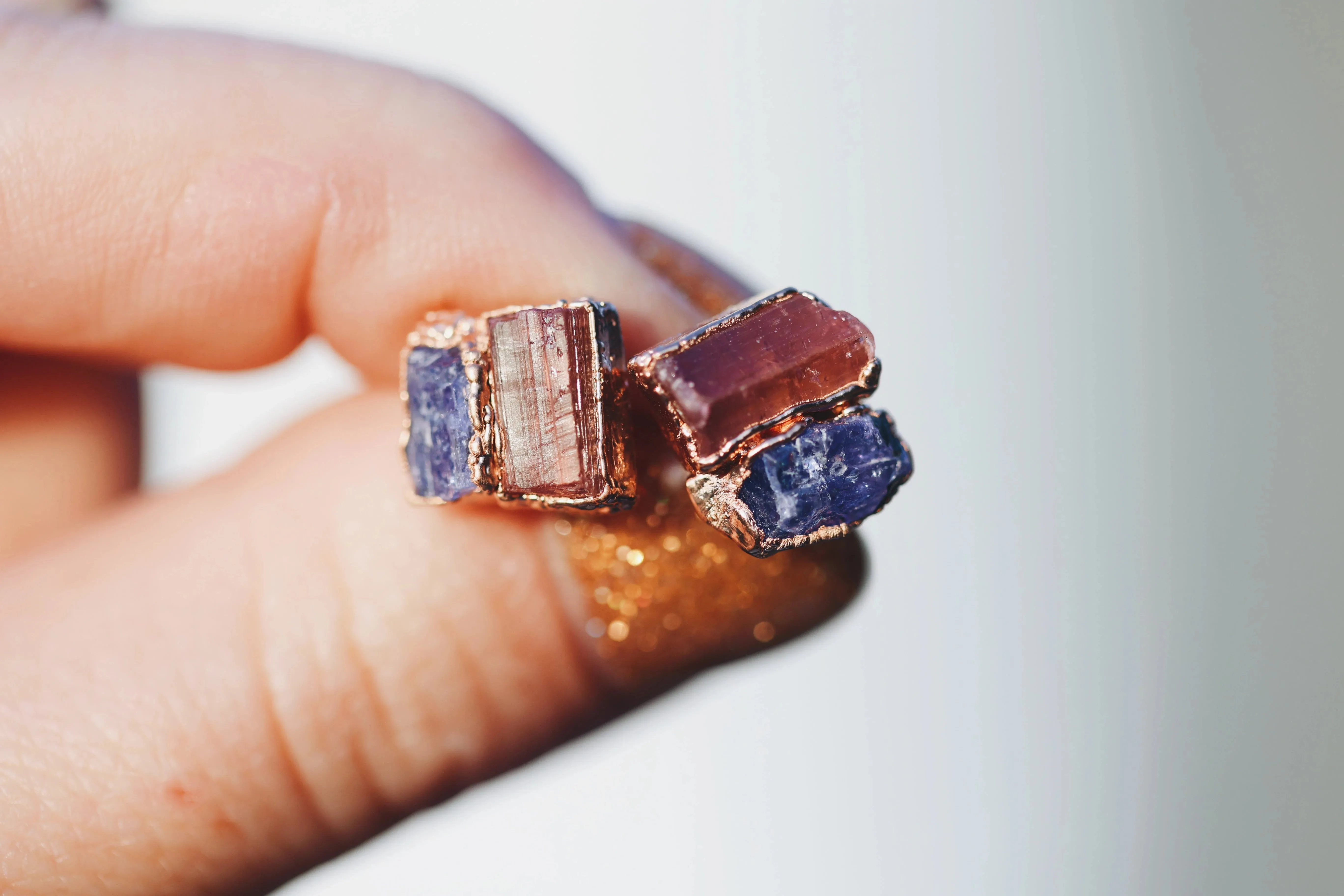 Multi Stone Earrings · Customizable