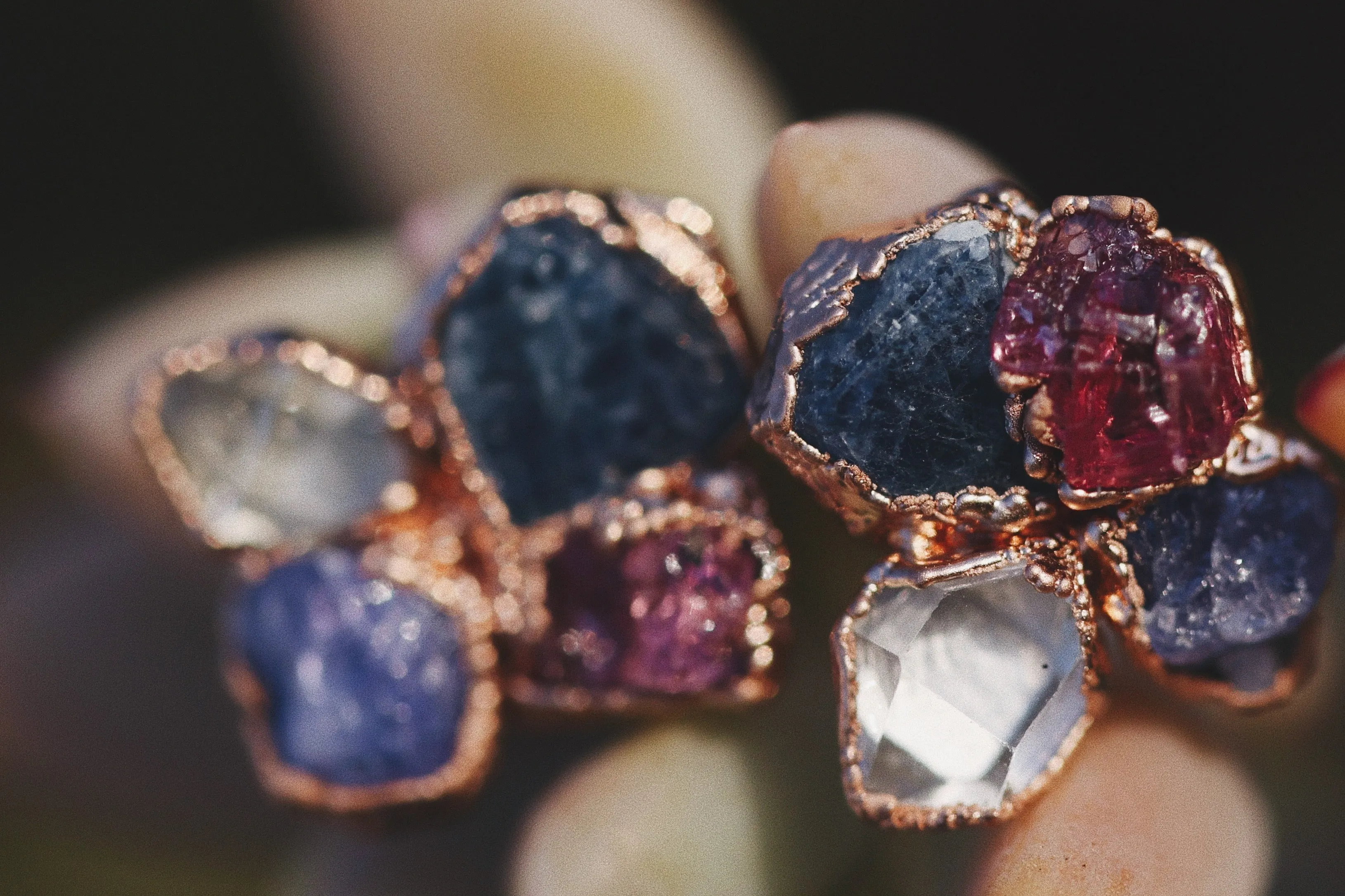 Multi Stone Earrings · Customizable