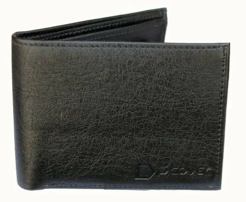 Multispace Black Belt with Black Album Wallet Men's Faux Leather