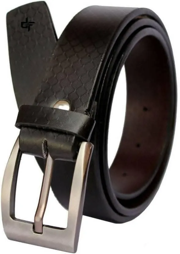 Multispace Black Belt with Black Album Wallet Men's Faux Leather