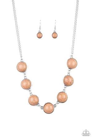Open Door Jewelry - Adobe Attitude - Brown Necklace - Paparazzi Accessories