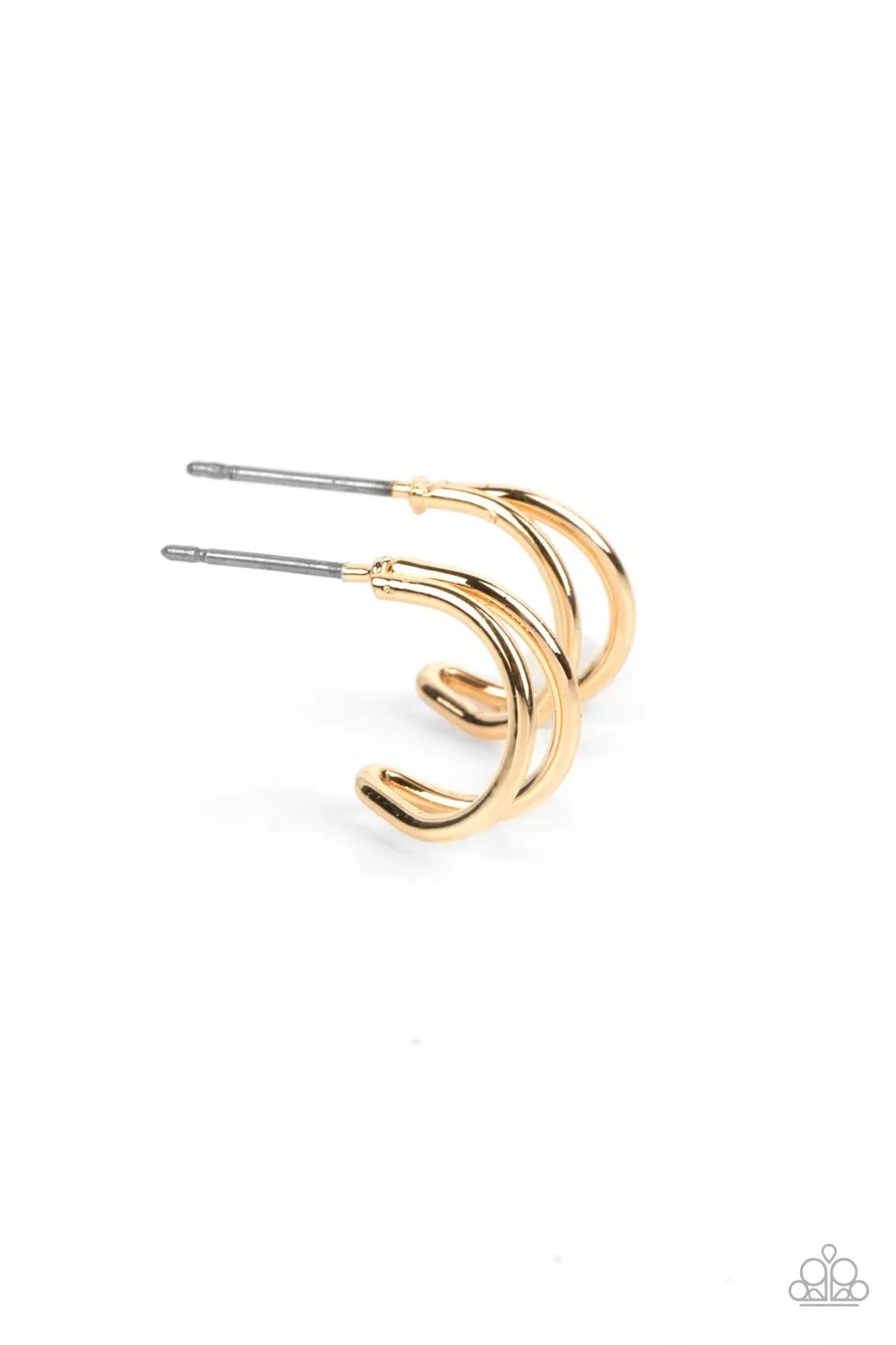 Open Door Jewelry - Charming Crescents - Gold Earrings - Paparazzi Accessories