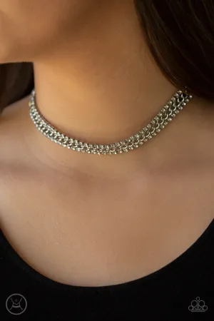 Open Door Jewelry - Empo-HER-ment - White Necklace - Paparazzi Accessories