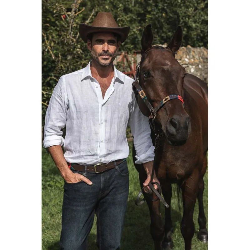 Pampeano Leather Polo Belt - Navidad