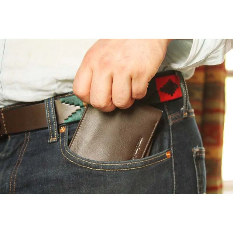 Pampeano Leather Polo Belt - Navidad