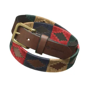 Pampeano Leather Polo Belt - Navidad