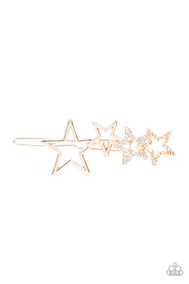 Paparazzi Hair Accessories ~ From STAR To Finish - Gold