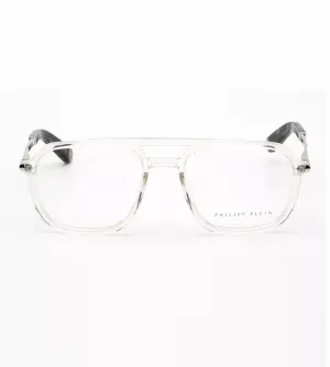 Philipp Plein Men's Crystal Square Optical Frame