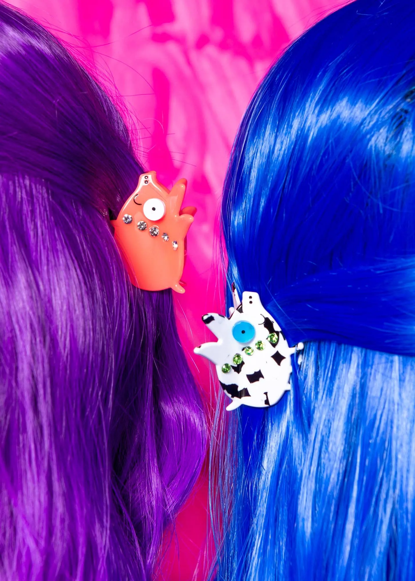 Piggy hair claw: Pink piggy