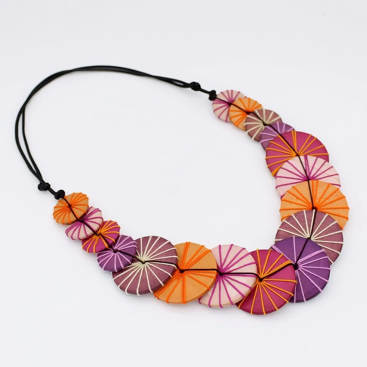 Purple Azalea Necklace