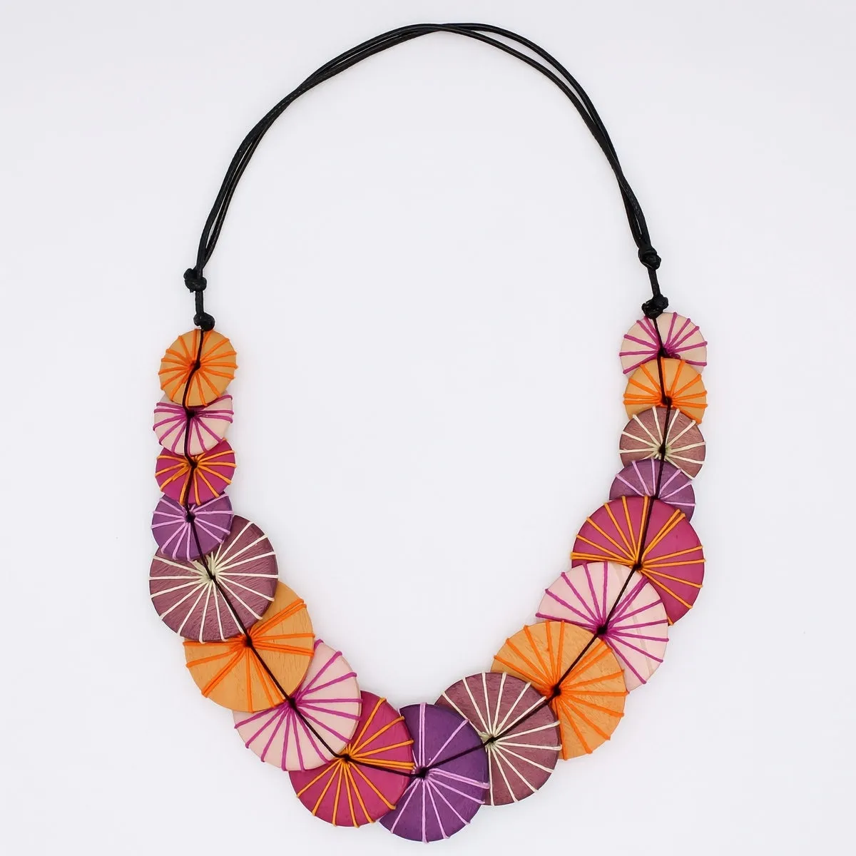 Purple Azalea Necklace