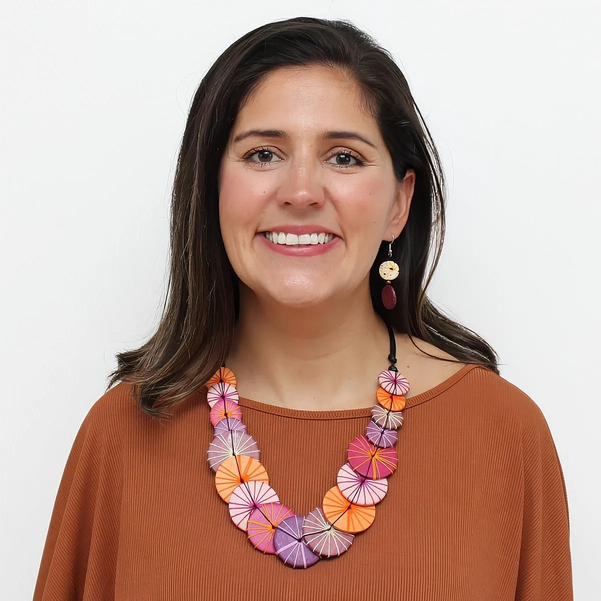 Purple Azalea Necklace