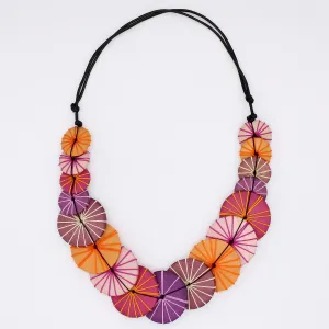 Purple Azalea Necklace