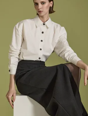 S700 Jewelry Button Shirt