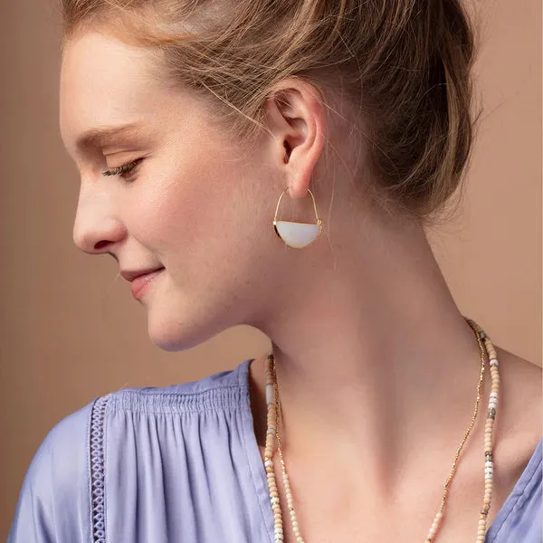 Scout Stone Prism Hoops