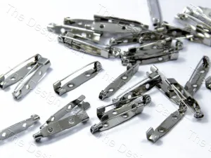 Silver Sleek Brooch Pins