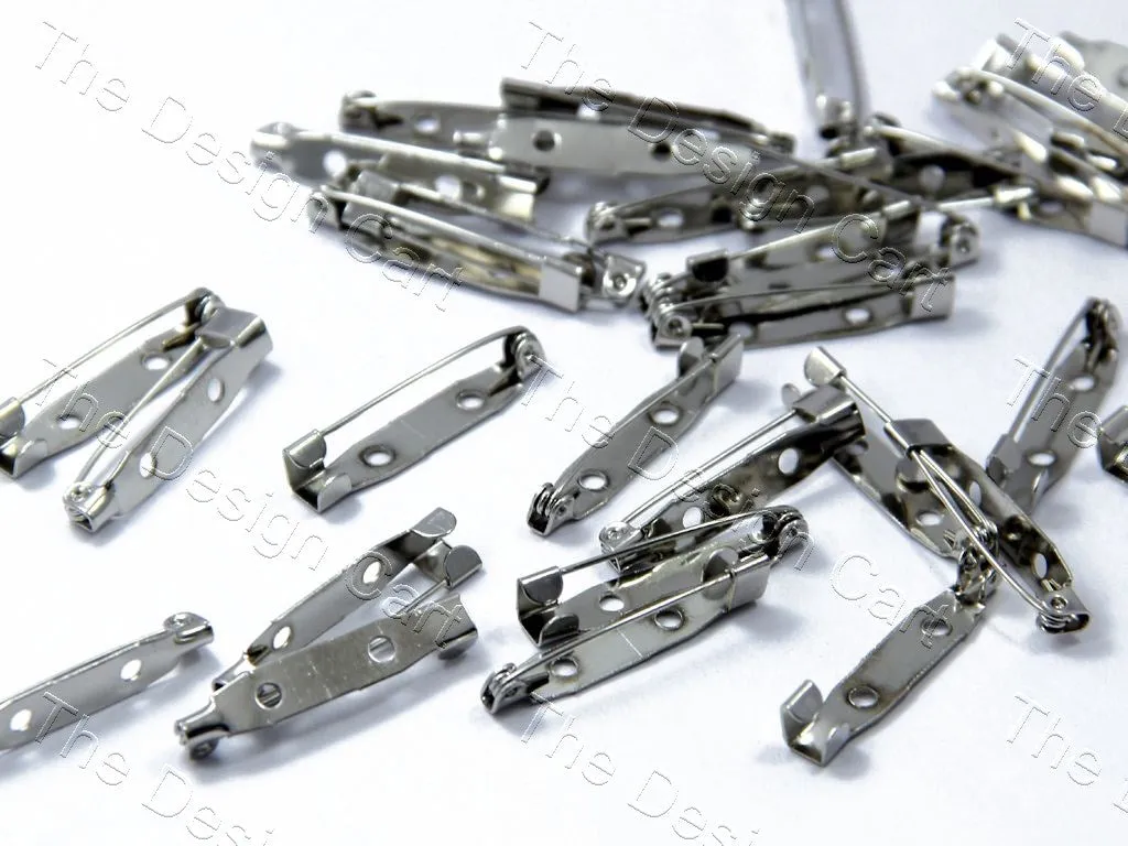 Silver Sleek Brooch Pins