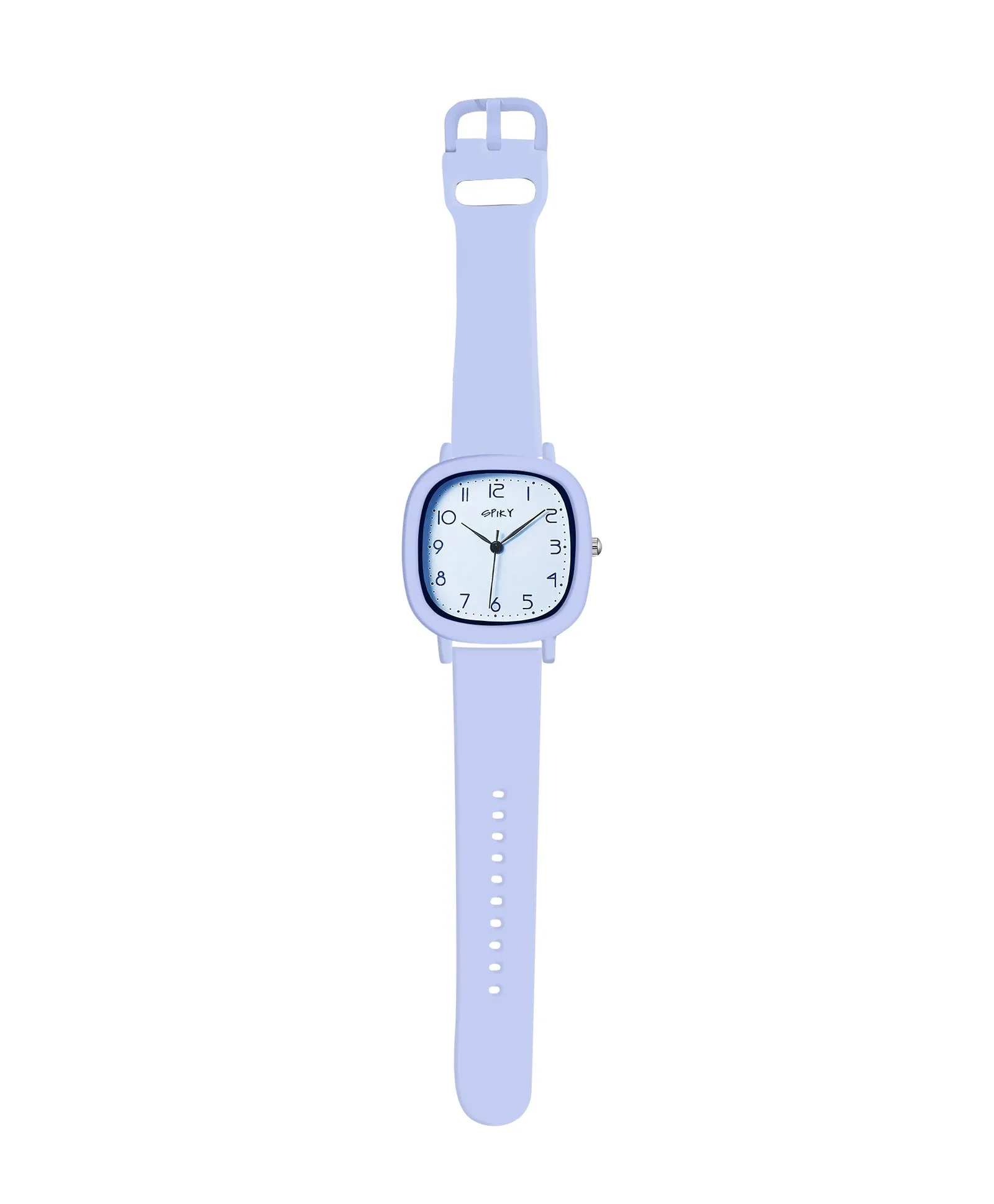 Spiky Eva19 Square Analog Watch for Kids - Brown