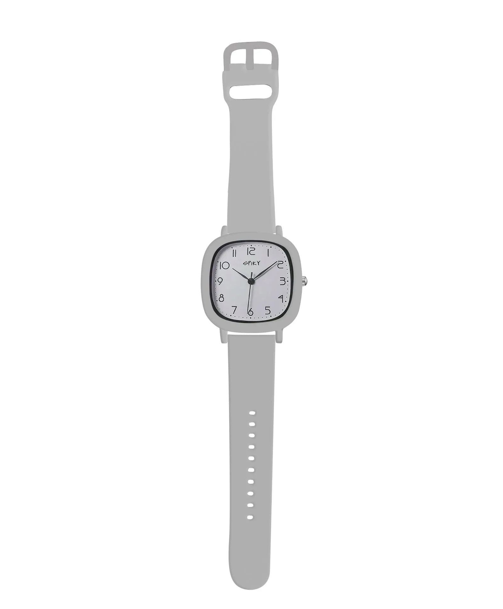 Spiky Eva19 Square Analog Watch for Kids - Brown