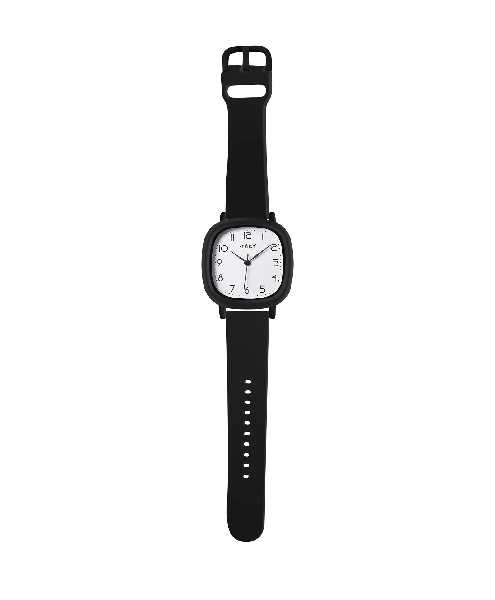 Spiky Eva19 Square Analog Watch for Kids - Brown