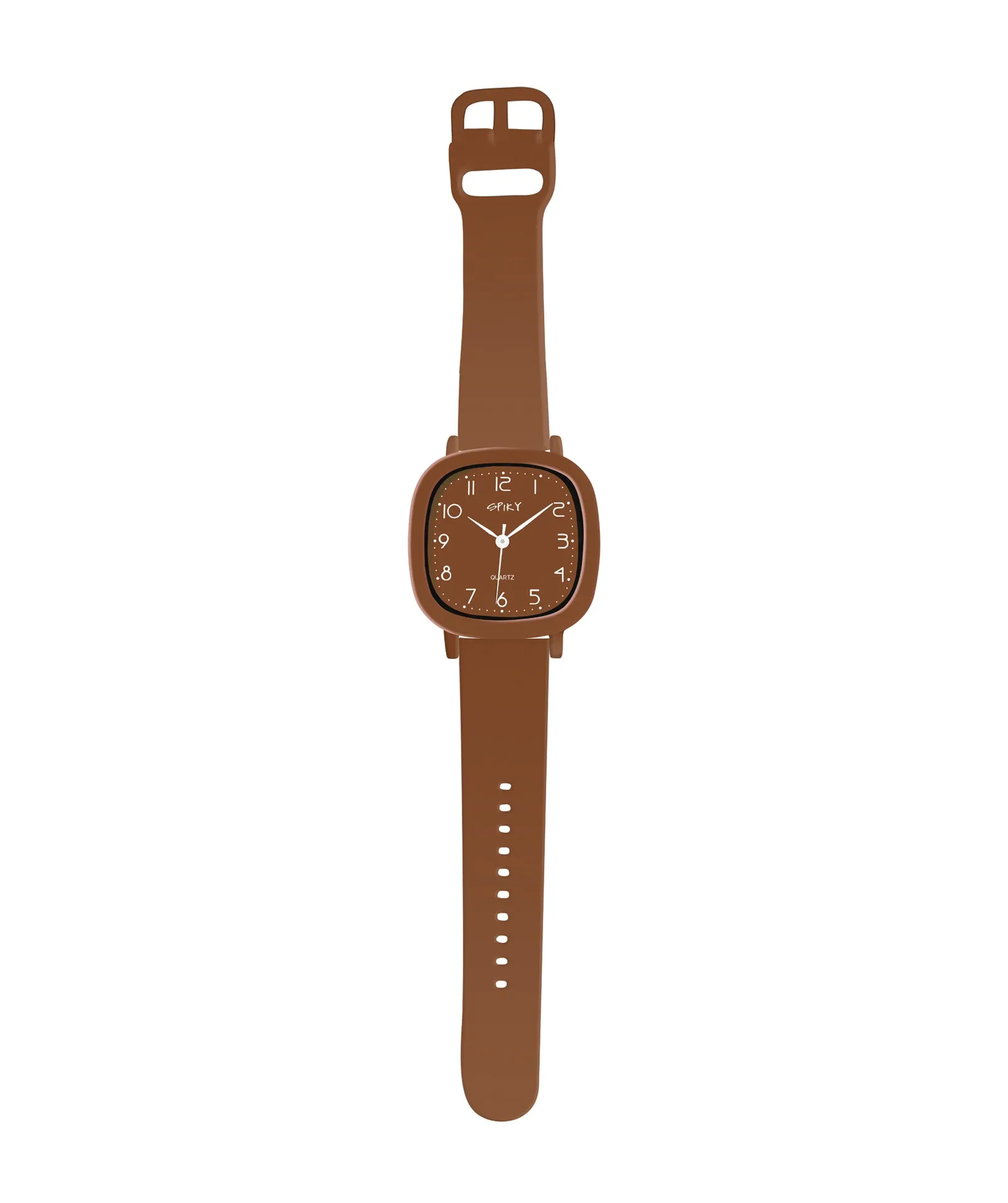 Spiky Eva19 Square Analog Watch for Kids - Green