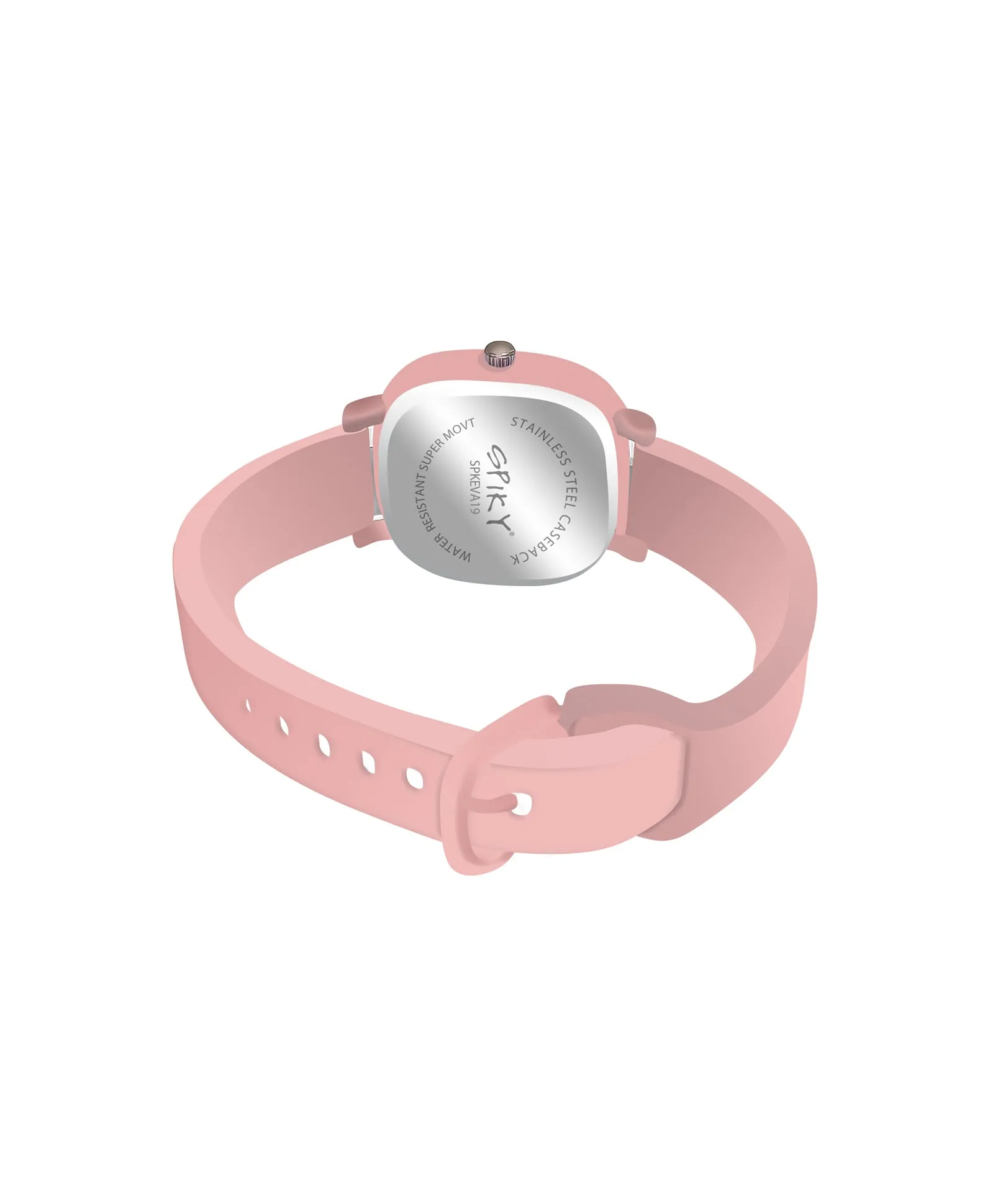 Spiky Eva19 Square Analog Watch for Kids - Green