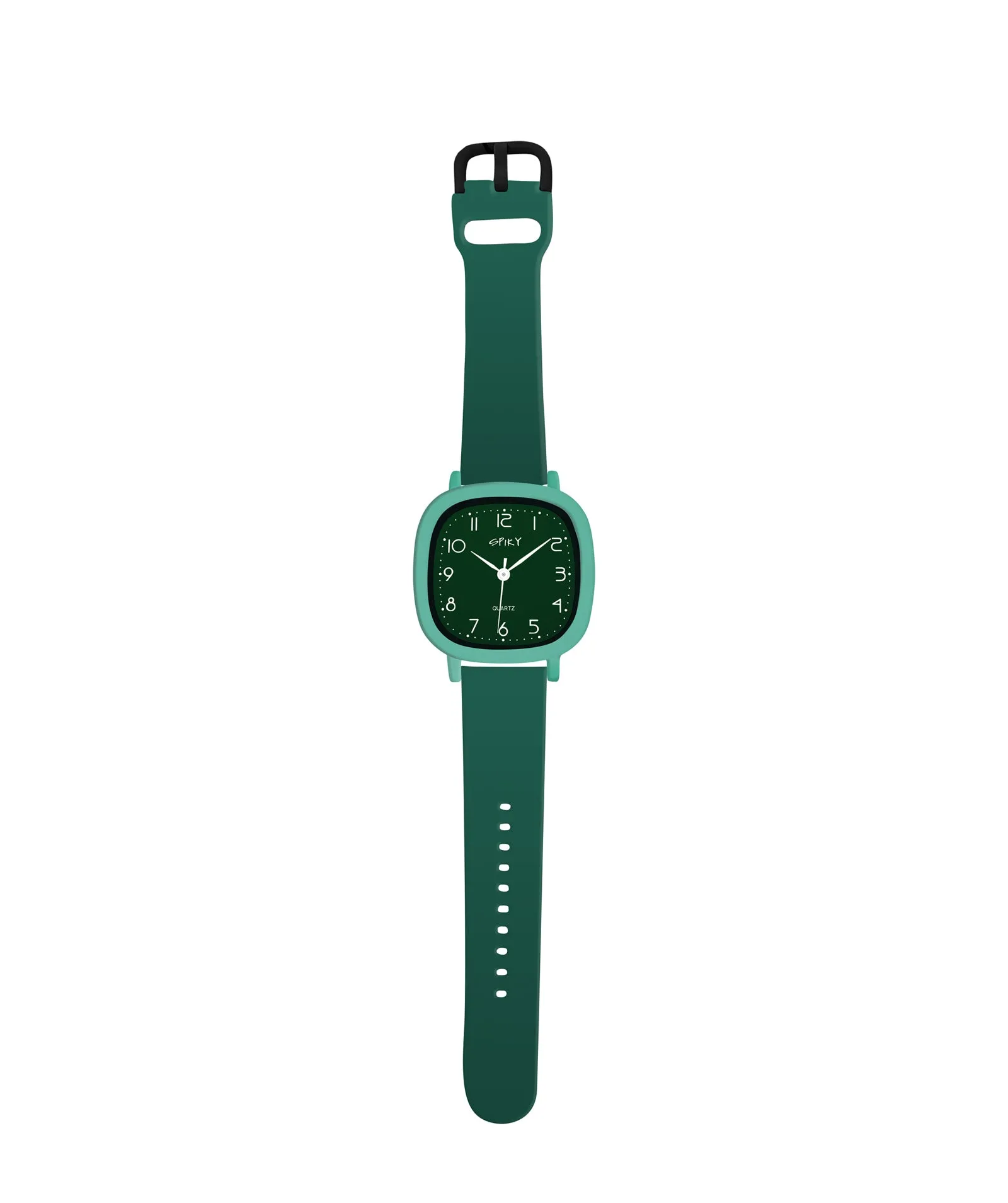 Spiky Eva19 Square Analog Watch for Kids - Green