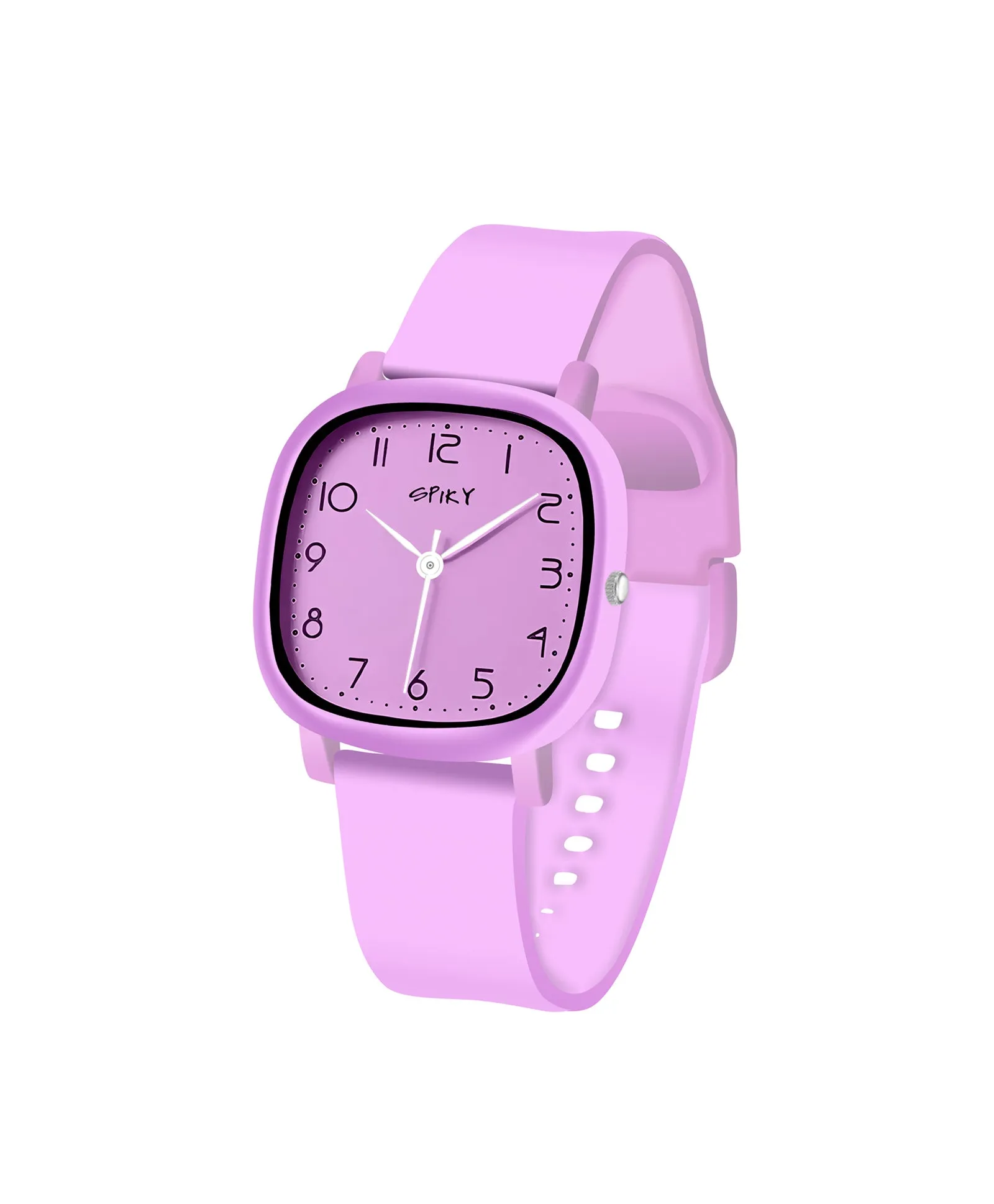 Spiky Eva19 Square Analog Watch for Kids - Green