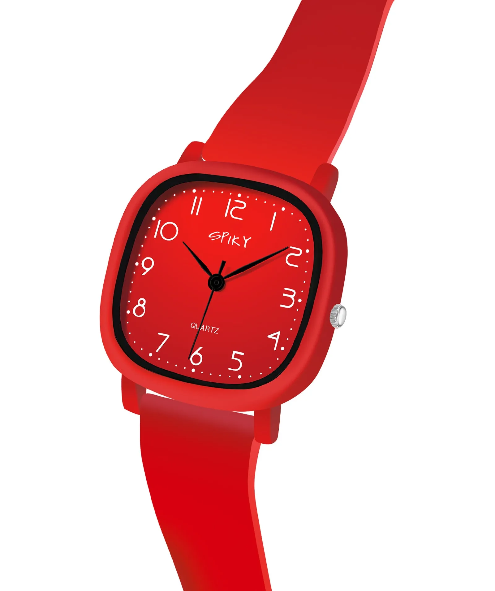 Spiky Eva19 Square Analog Watch for Kids - Green