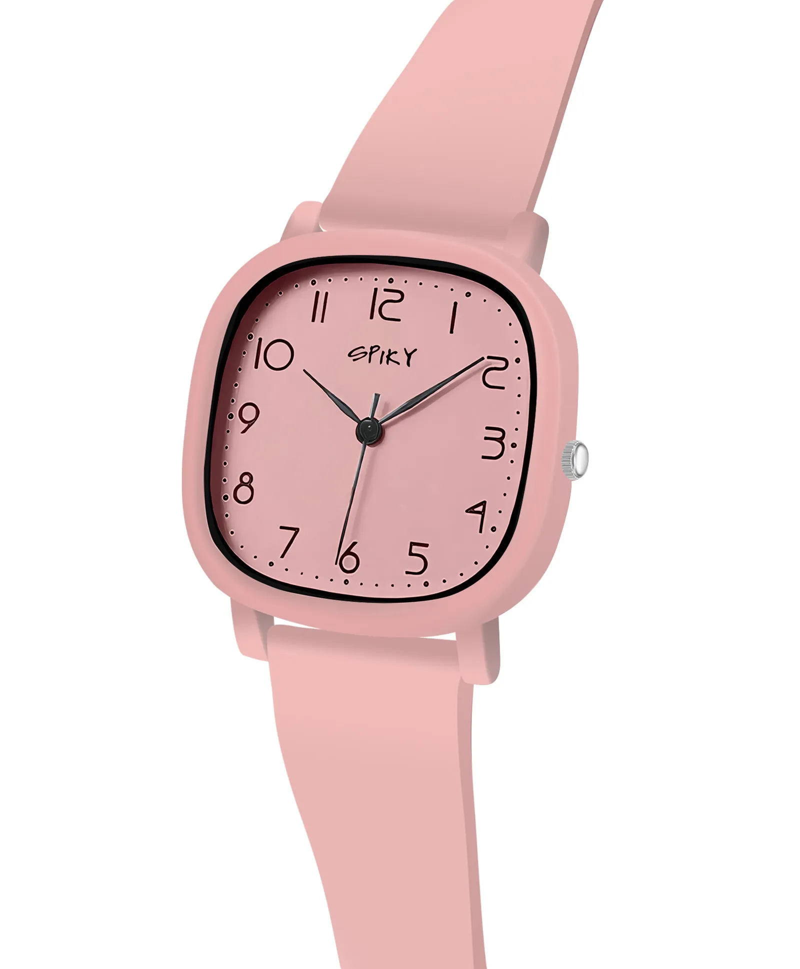 Spiky Eva19 Square Analog Watch for Kids - Green