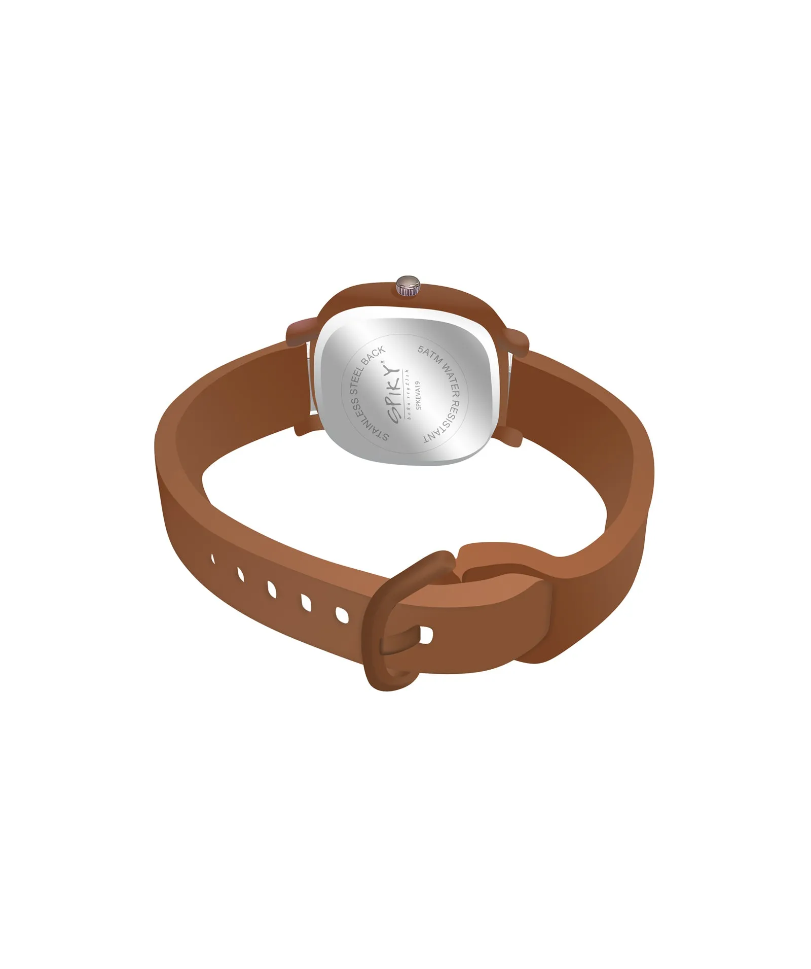 Spiky Eva19 Square Analog Watch for Kids - Green