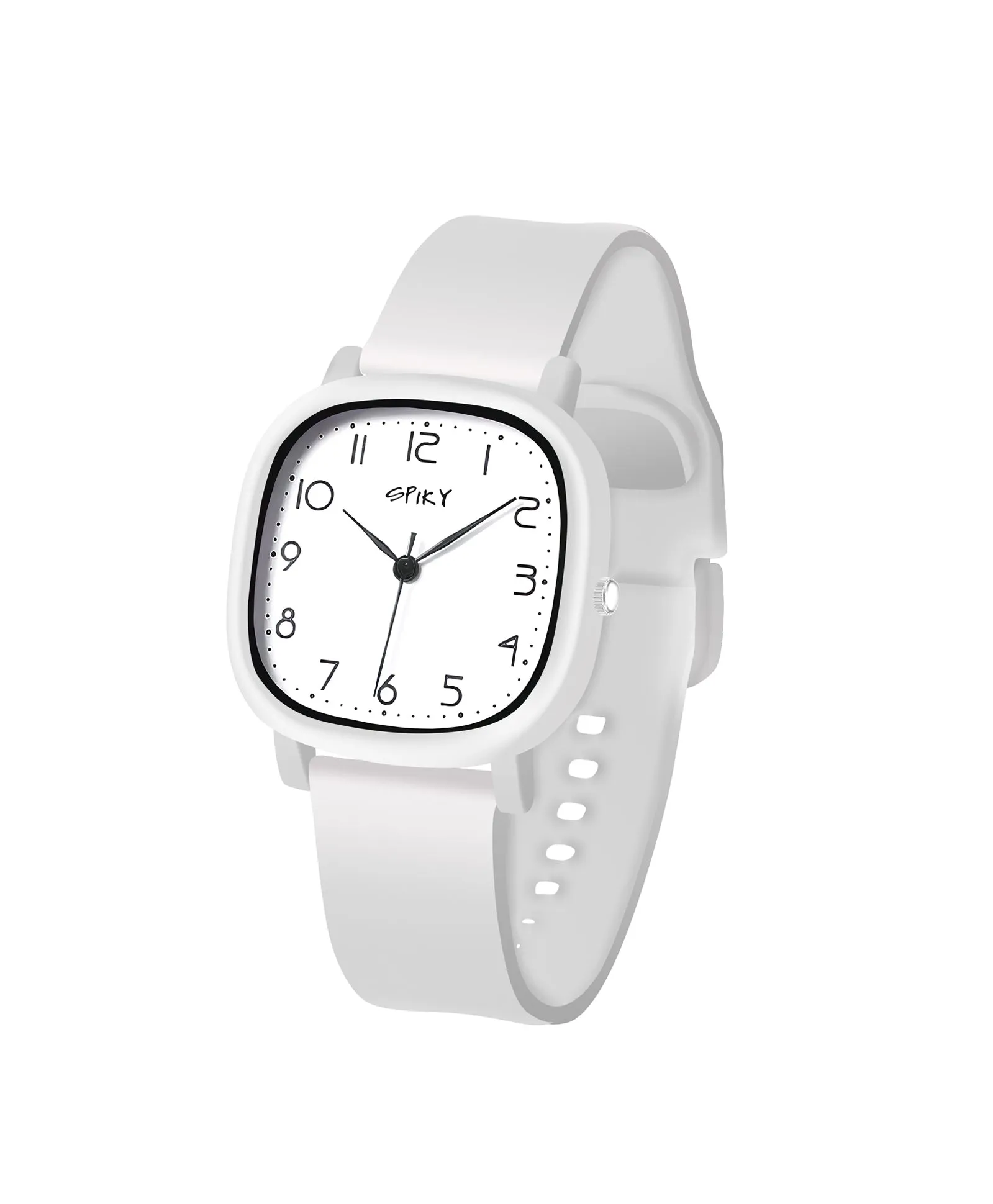 Spiky Eva19 Square Analog Watch for Kids - Green