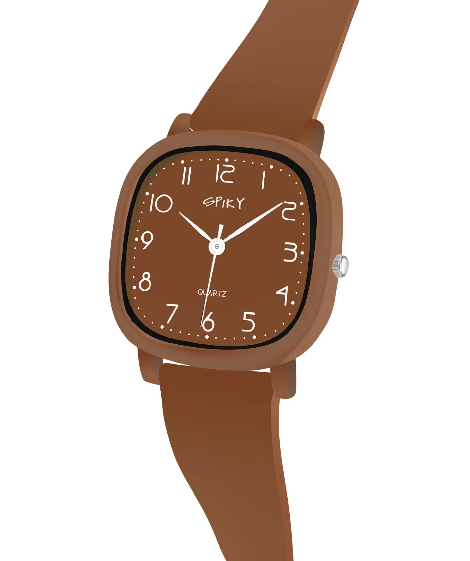 Spiky Eva19 Square Analog Watch for Kids - Green