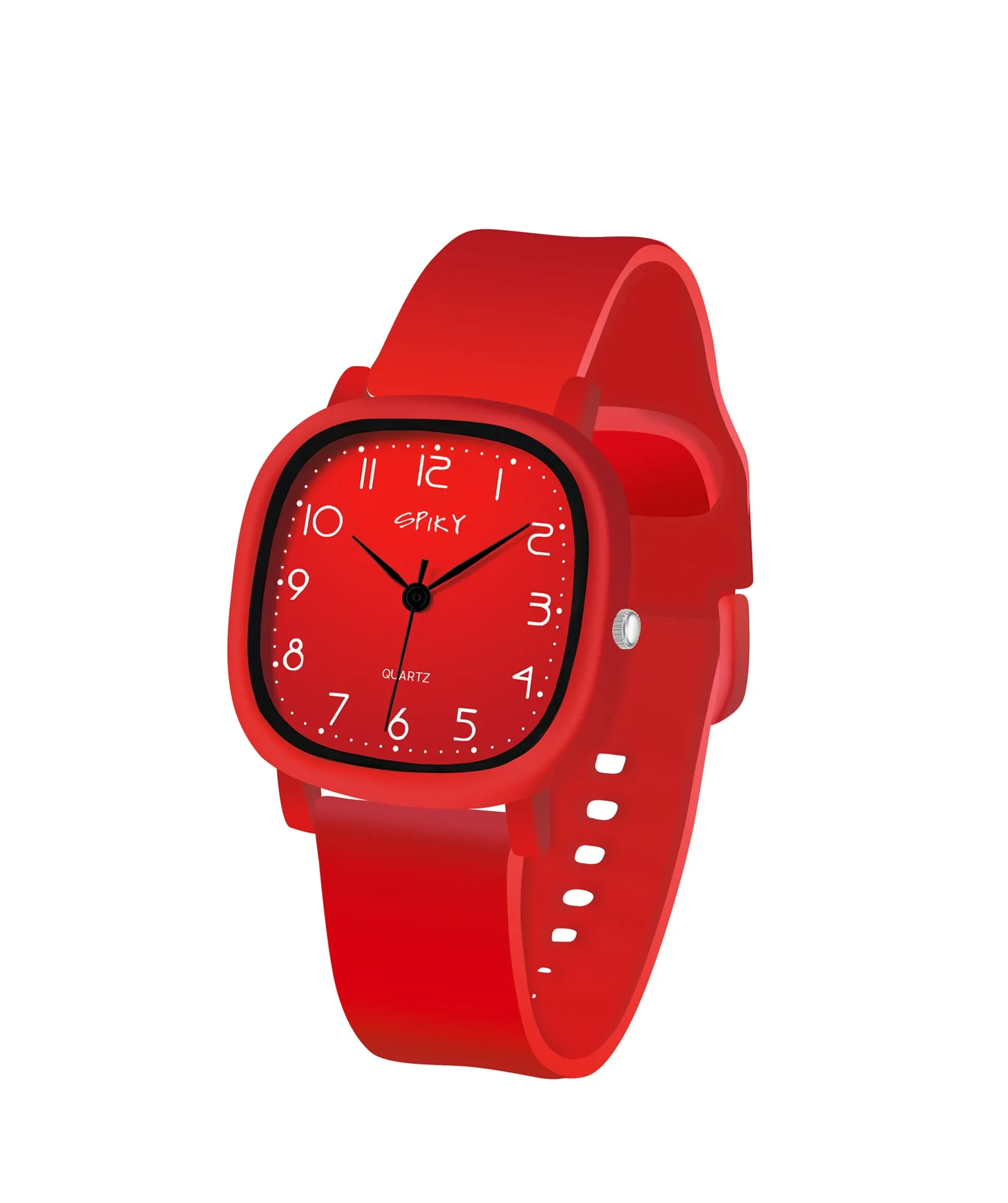 Spiky Eva19 Square Analog Watch for Kids - Green