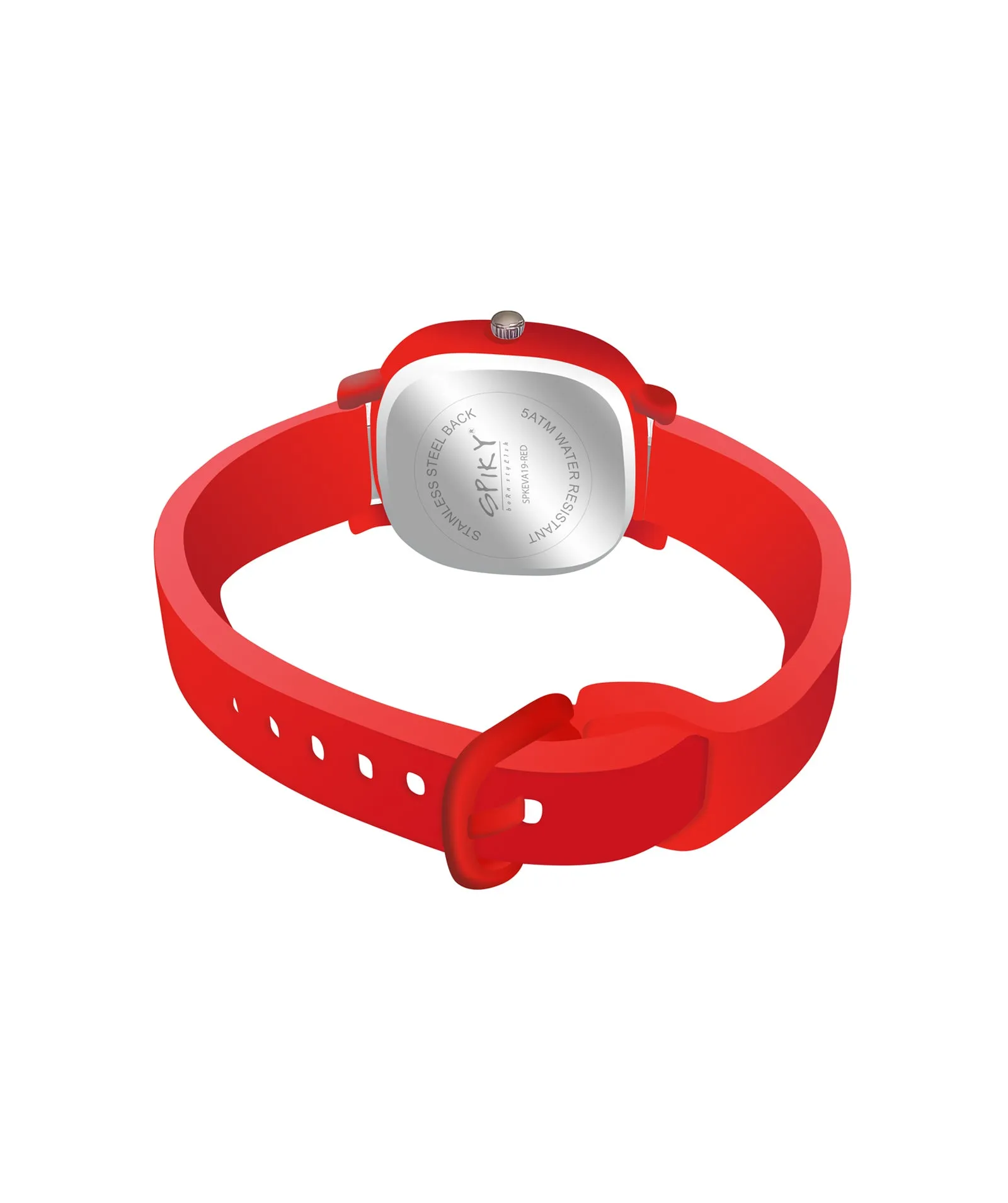 Spiky Eva19 Square Analog Watch for Kids - Green