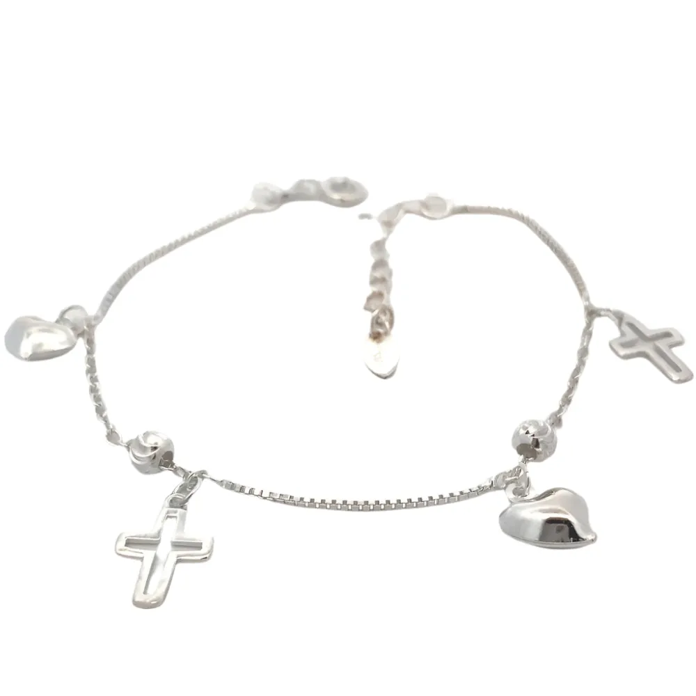 Stella 925 Sterling Silver Charm Bracelet